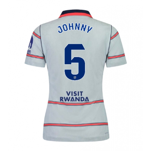 Atletico Madrid Johnny Cardoso #5 Maglia Gara Terza Repliche 2026-27 Donna Maniche Corte Atletico Madrid Johnny Cardoso #5 Maglia Gara Terza Repliche 2026-27 Donna Maniche Corte